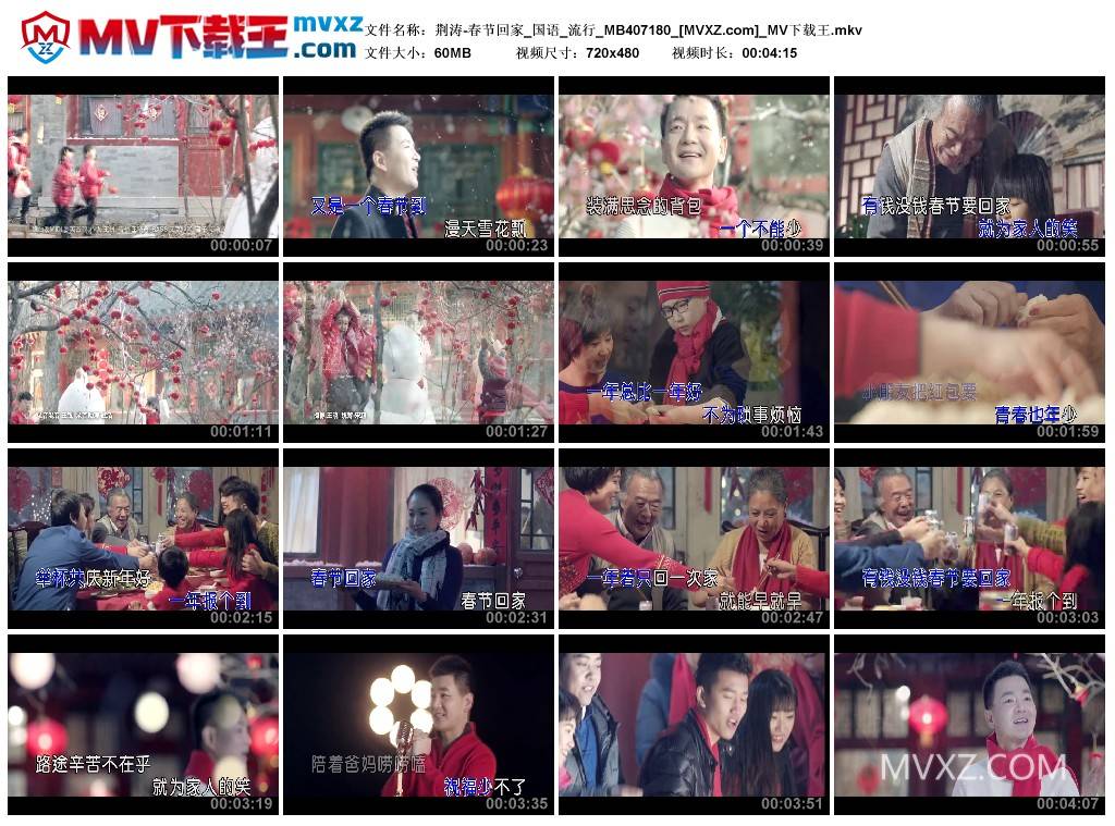 荆涛-春节回家_国语_流行_MB407180